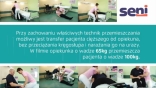 Przemieszczanie pacjenta z łóżka na wózek przy stabilizacji kolana